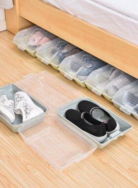 Transparent Plastic Shoe Box Rack Thickened Dustproof And Wa