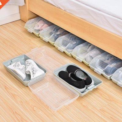 Transparent Plastic Shoe Box Rack Thickened Dustproof And Wa