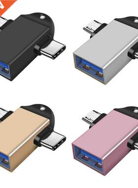 2-in-1 Type-C Micro US OTG Adapter For Android US 3.1 Data