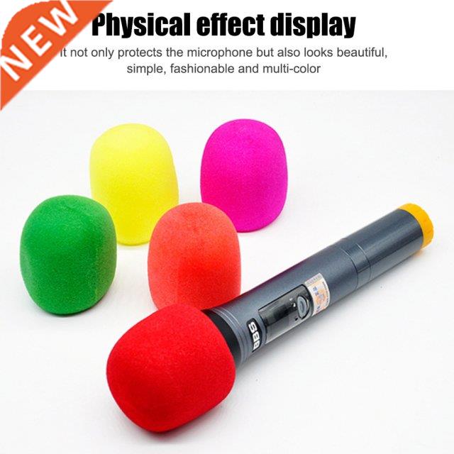 10pcs Microphone Foam Colorful Mic Sponge Cover Professional