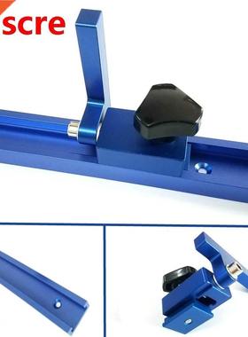 Blue Aluminum Alloy T-Track and Woodworking T-slot Miter Tra