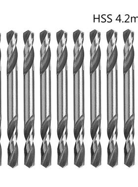 10Pcs 4.2mm HSS Double Ended Spral Torson Drll Tools Drl