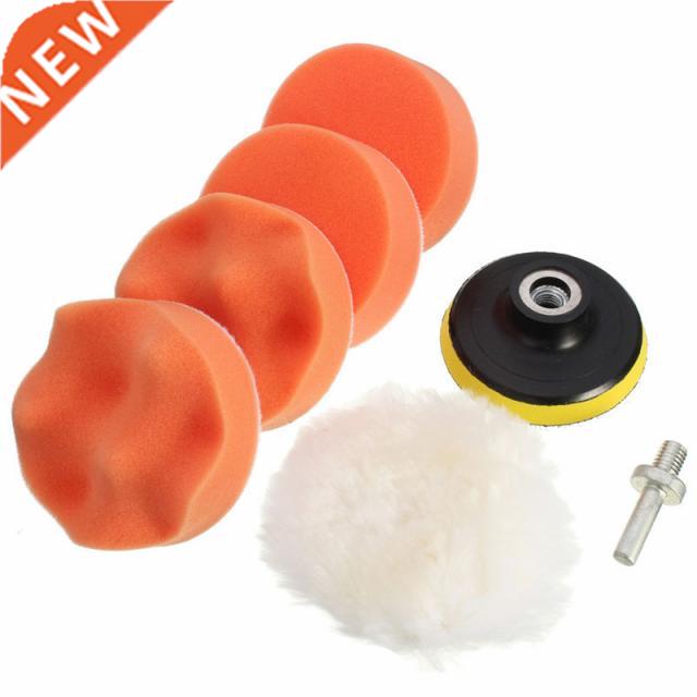 7Pcs 3/4/5/6/7inch M14 Buffing Sponge Polishing Pad Hand Too