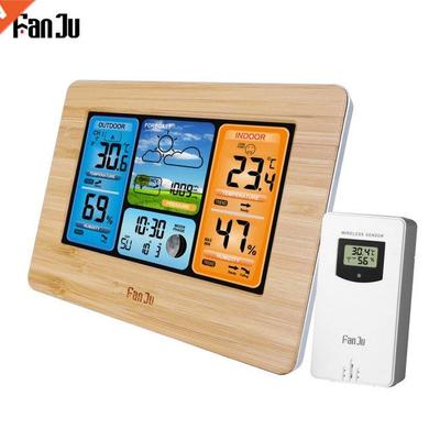 FanJu FJ3373 Dgtal Weather Staton LCD Alarm Clock Weather