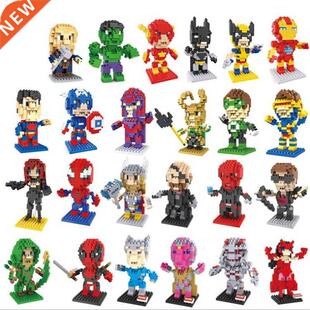 Blocks Cartoon anime Super Heroes Endgame iron man Captain A