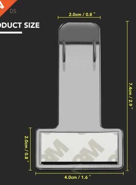 2pcs new car Parking Ticket Holder Clip Sticker For Skoda Oc