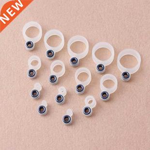 14Pcs Fishing Rod Wire Ring Silicone Fishing Line Guide Ring