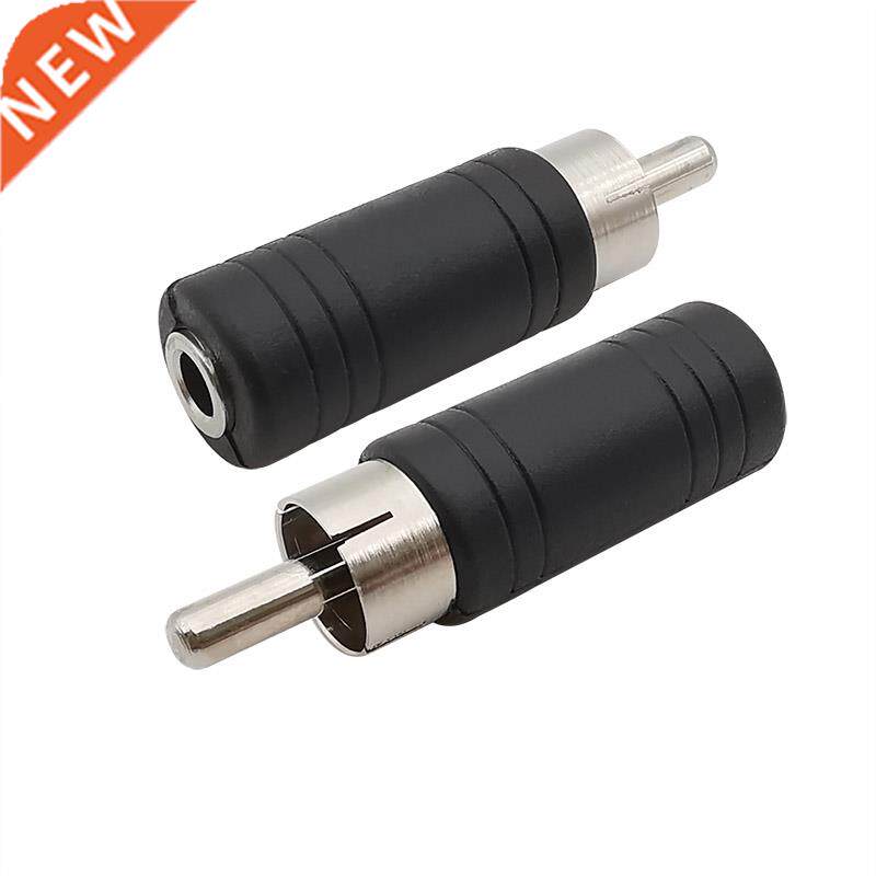1/2Pcs .5mm Female to RCA Male Audio Mono Connector Convert
