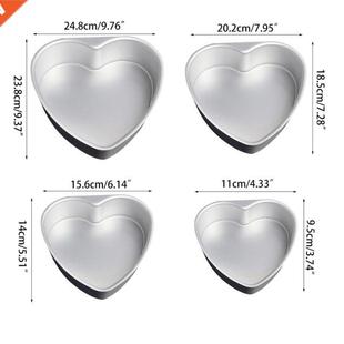 Aluminum Heart Shaped Cake Pan Cheesecake Baking Mold Kitche