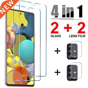 A12 Camer for A72 A52 Glass Samsung 4in1 A42 Tempered