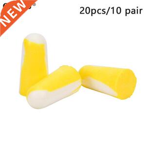 20pcs Ear Protection Comfort Soft Foam Ear Plugs Tapered Tra