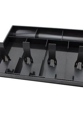 4 Bill 3 Coin Slots Cash Register Drawer Insert Tray Classif