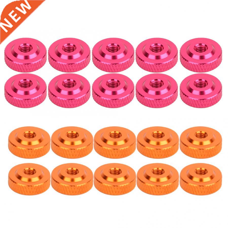 10PCS/Set M4x14x5 Hand Tighten Nuts Aluminum Alloy Screw Nu