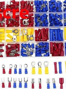 7Pcs 24value Assorted Insulated Electrical Wire Terminals