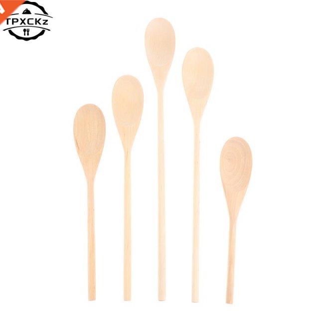 1pc Wooden Spoon For Eating Mixing Stirring Cooking Wood Sou