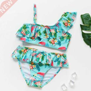 Swimwear Grils 2022 High Children Two Quality piece
