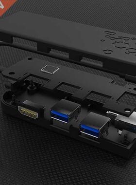 K1KF Multi-Function USB Hub 5 in 1 USB.0 Type C Splitter Ad