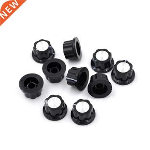 Black potentiometer bakelite knob A01 10pcs
