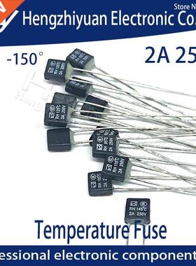 lack Square Fan Motor 2A 250V Thermal fuse LED Fues 92 95