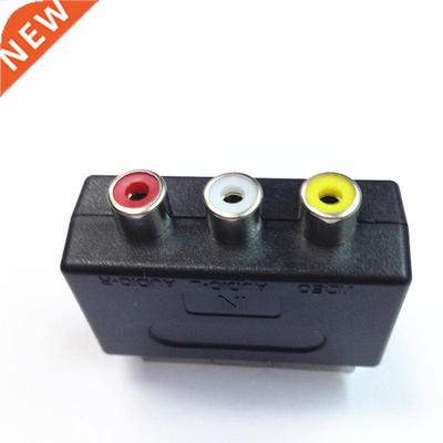 RGB SCART Plug Male to  RCA Female A/V Adaptor Converter fo