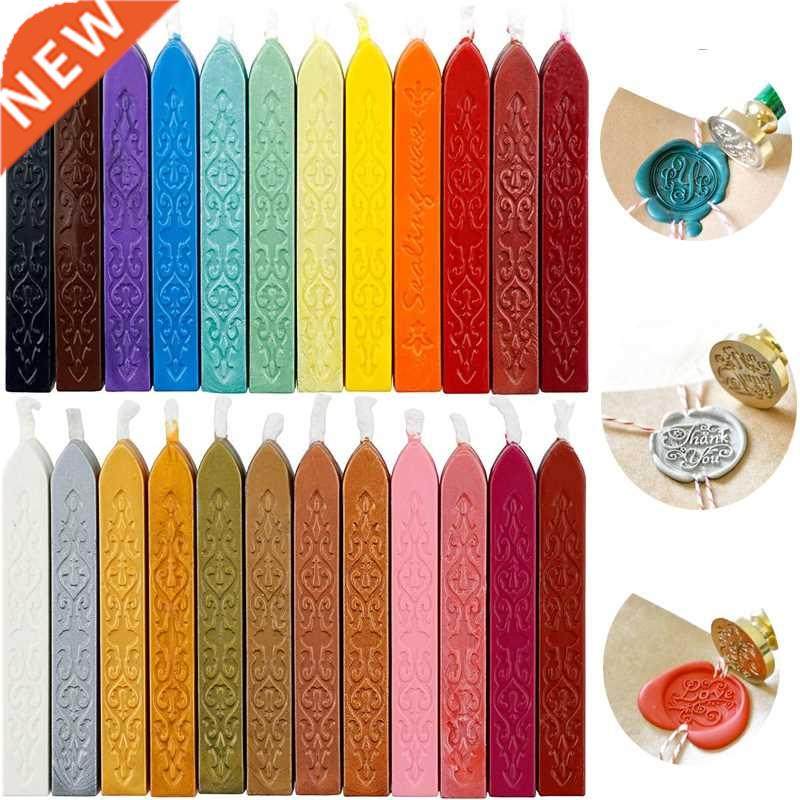 1pc Sealing Wax Sticks Colorful Antique Strips Candle Beeswa