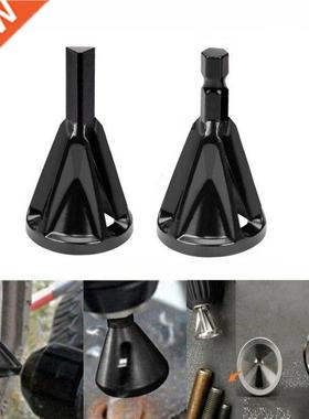 2Pcs Deburring External Chamfer Tool Triangular Handle Hexag