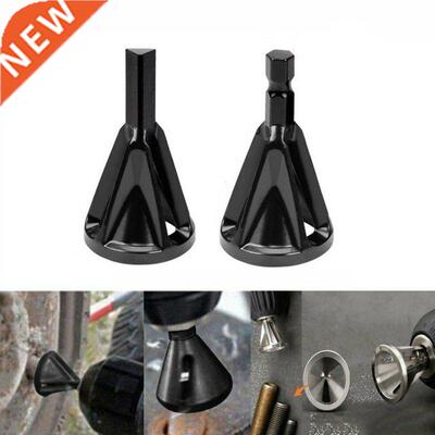 2Pcs Deburring External Chamfer Tool Triangular Handle Hexag
