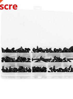 screws plastic screw Cross Screw Assortment Black Self Tapp