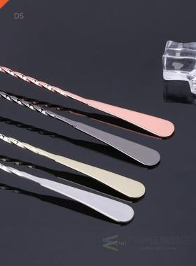 Stainless Steel Muddler Threaded Bar Tool Swizzle Stick Cock