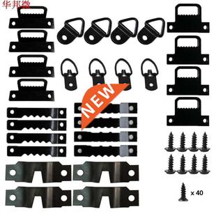 Frame Hanging Serrated Photo Duty Picture Heavy 76pcs Kit