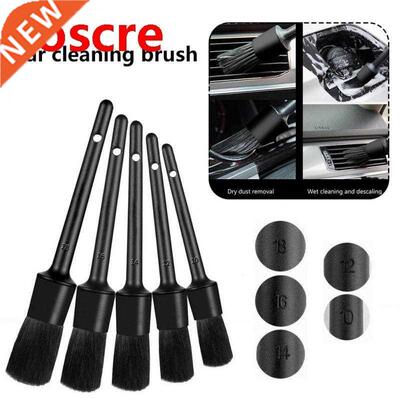 5pcs Car Clean Brush Kit Car Detailing Brush Set No Scratchi