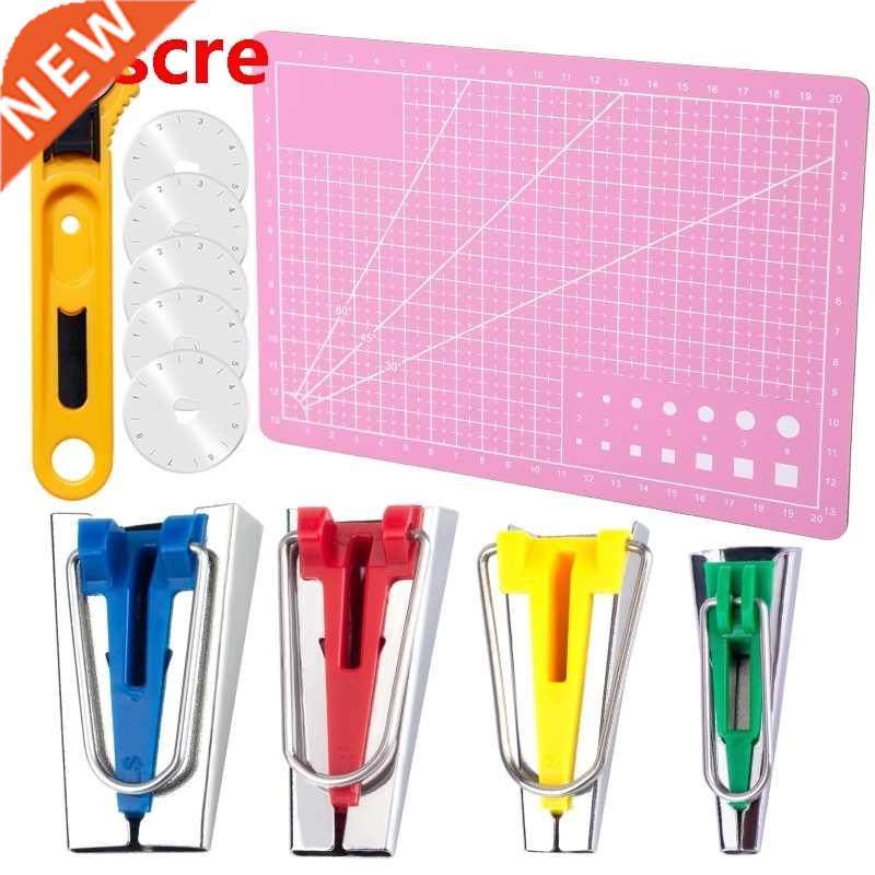 11PCS Sewing Set Bias Tape Makers Rotary Cutter Rotate Patc