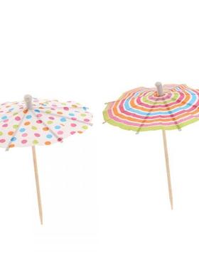 100pcs umbrella drink picks paper ice cream umbrella cocktai