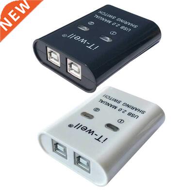 USB 2.0 Manual Sharing Switch Printer Sharing Device Hub 2 i