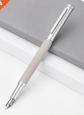 *Hongdian Black Metal Fountain Pen Titanium Black EF/F/Bent