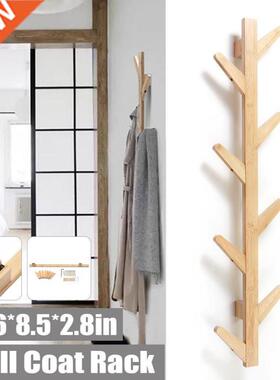 98CM Coat Rack Wall Sid Wood Wall Hanging Living Room Bedr