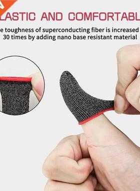 Gaming Finger Sleeve Touchscreen Finger Sleeve Breathable, E
