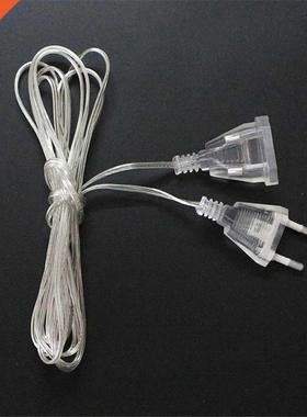 M/5M Cable Plug Transparent Led light string Extension Stan