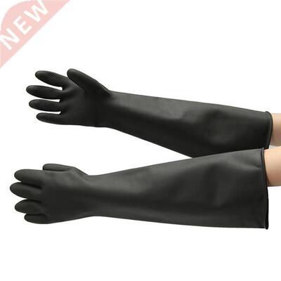 60CM Rubber Work Gloves Long Protective Industry Anti Chemic