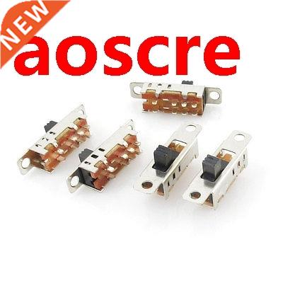 100 Pcs x 6mm High Knob 8 Pin  Position 2PT DPT Panel Sli