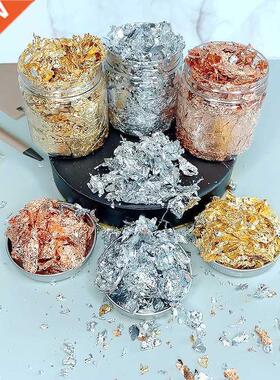g Imitation Gold Sliver Copper Foil Sequins Glitters Craft