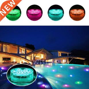 LED Lights with Remote Waterproof Underwater Led Lights Pad