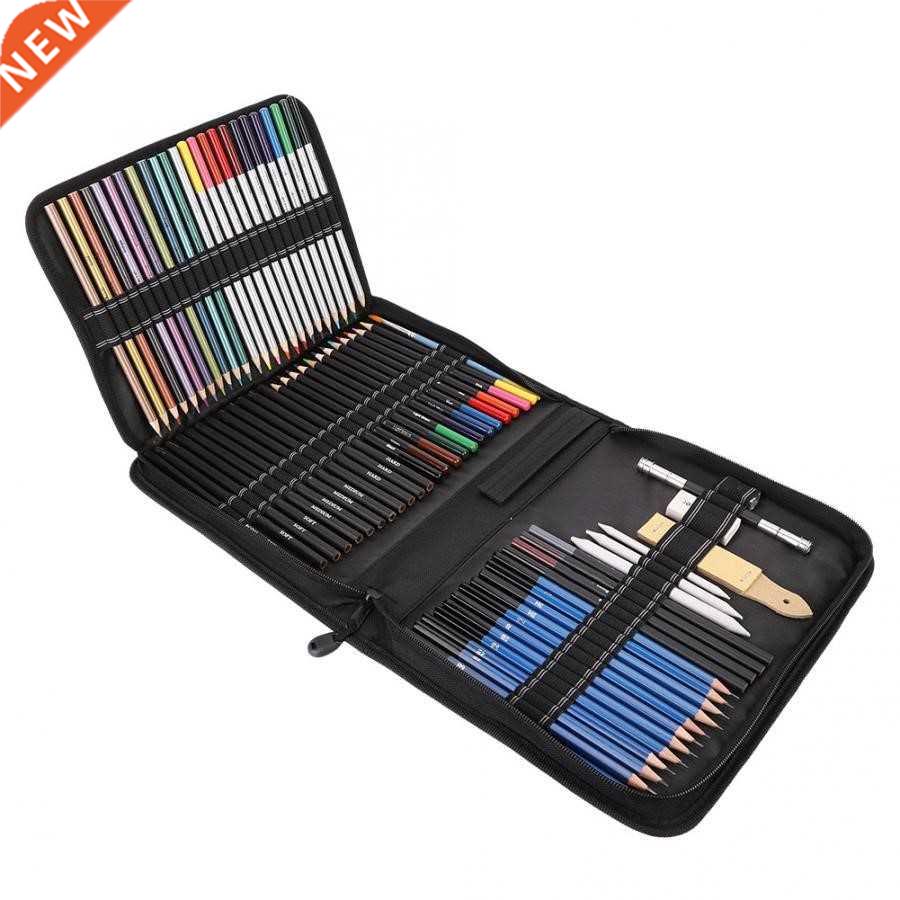 72pcs Sketching Drawing Pencils Set Art Charcoal Pencil Arti