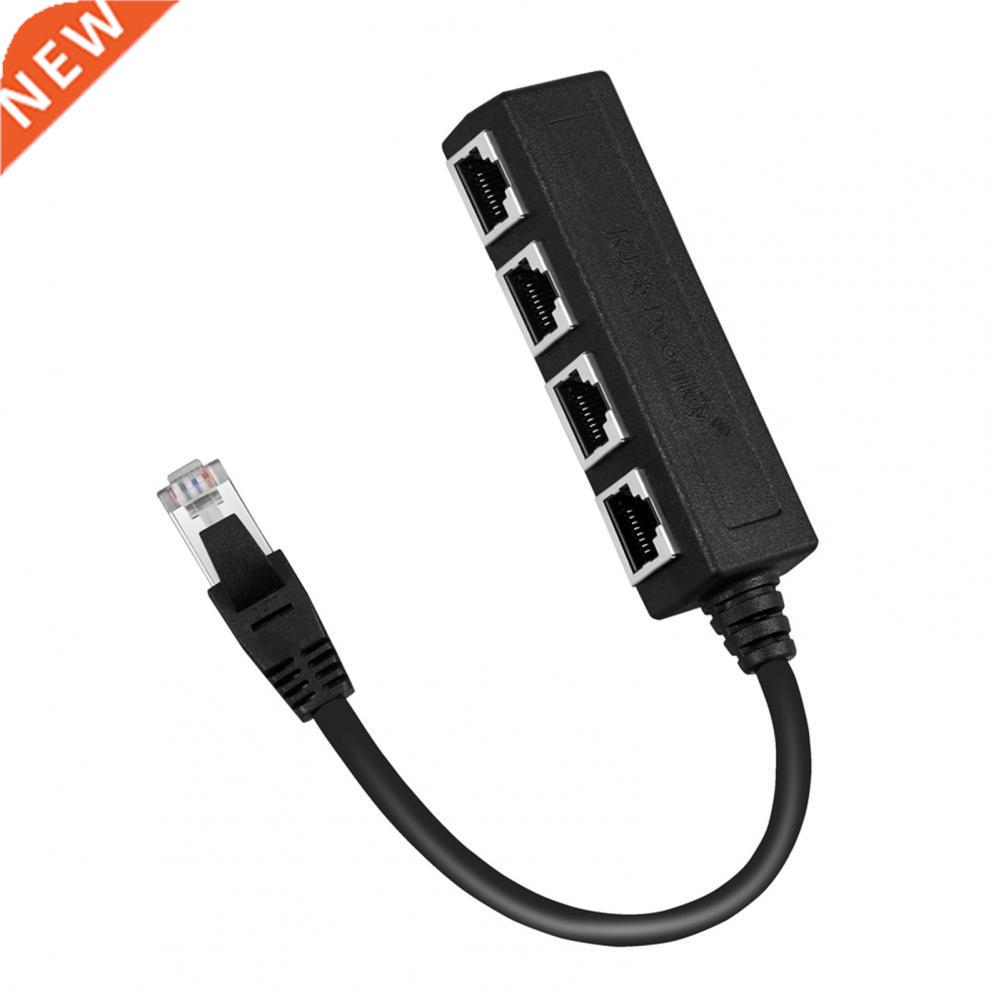 Ethernet Splitter High Speed Plug Play ABS Ethernet RJ45 Cab