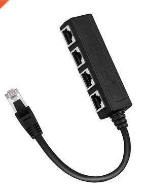 Ethernet Splitter High Speed Plug Play ABS Ethernet RJ45 Cab