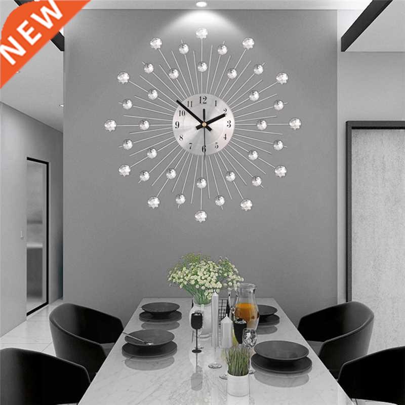 Gypsophila Diamond Wall Clock Wrought Iron Clocks European S