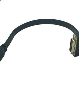 HDMI to DVI 24+1 Male 90 angle Cable 0.m