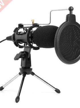 Video Microphone Kit USB Plug Home Stereo Condenser MIC Desk