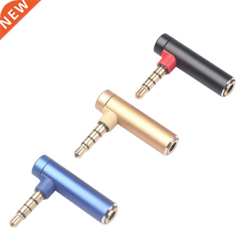 3.5mm Male to Female Adapter 90 Degree Right Angle Converte