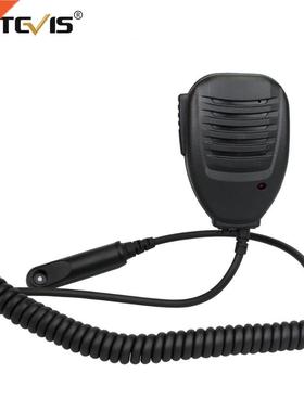 High Impact Plastic PTT Speaker Microphone LED Indior Wi